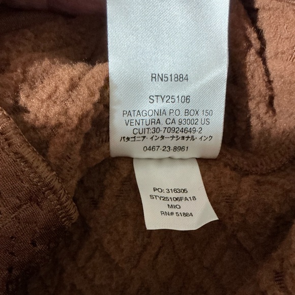 Patagonia Diamond Capra Hoody Brown Medium - Picture 14 of 16